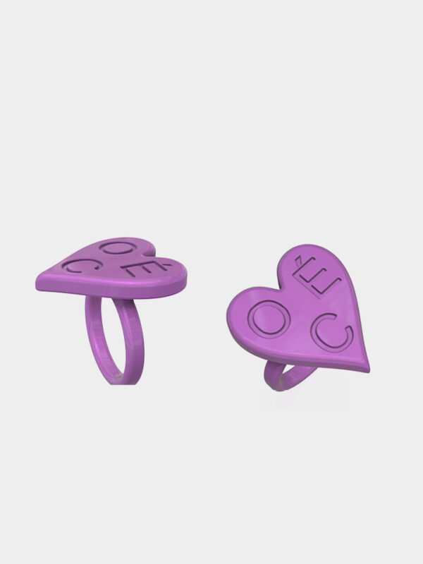 Bague coeur Océane