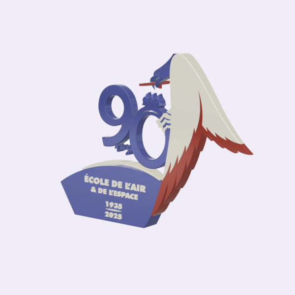 Logo pour les 90 ans de l'école de l'air – Image 3