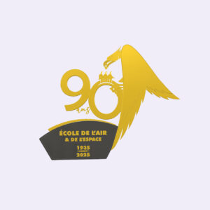 Logo pour les 90 ans de l'école de l'air