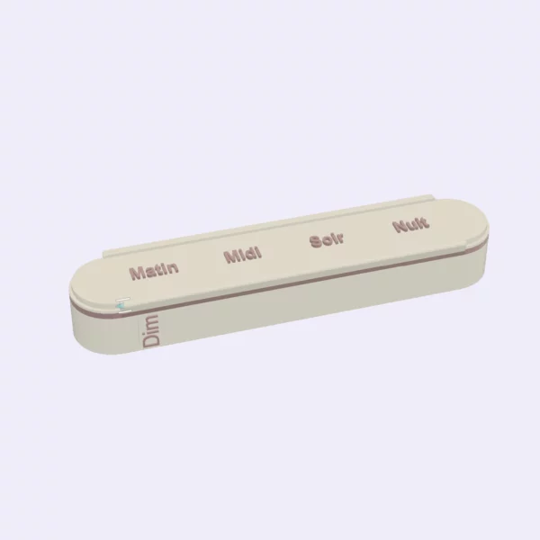 Pilulier personnalisable en PLA biosourcé