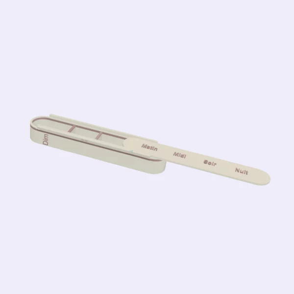 Pilulier personnalisable en PLA biosourcé