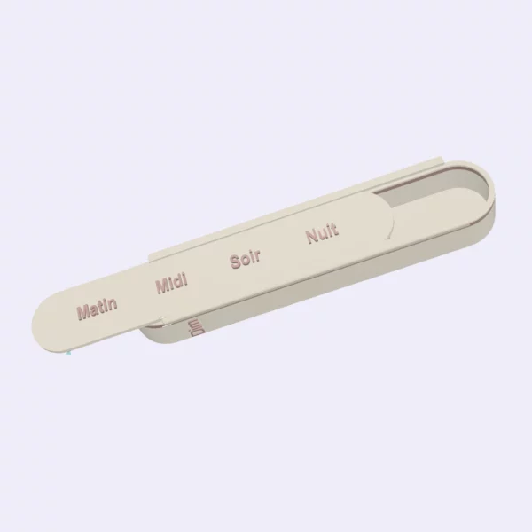 Pilulier personnalisable en PLA biosourcé